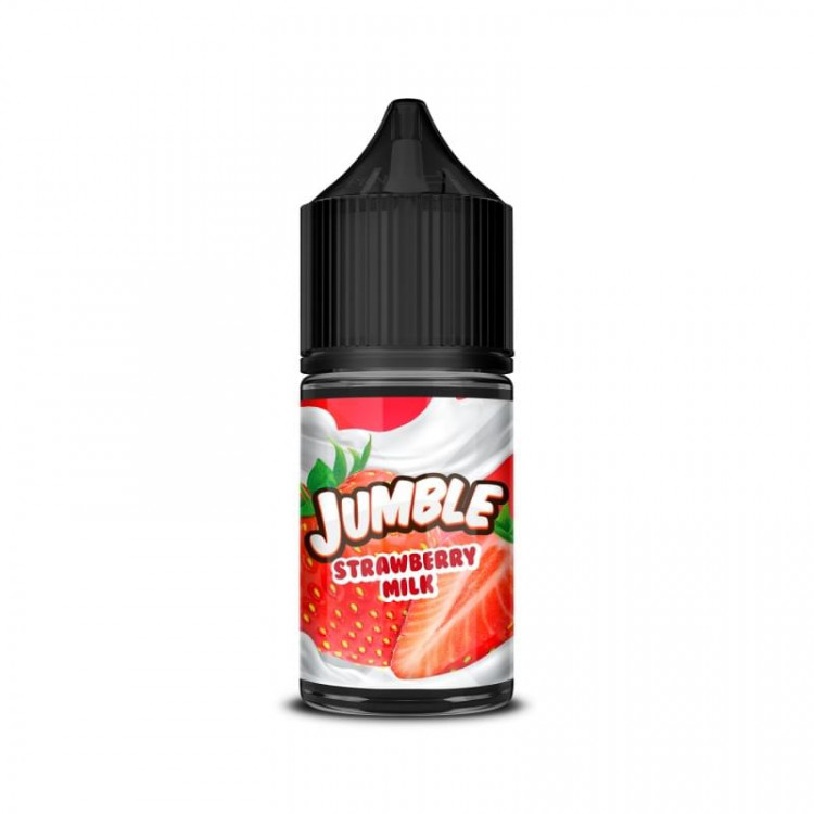 Жидкость Jumble Salt - Strawberry Milk клубничное молоко 30мл (20 мг)