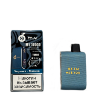 Одноразовая электронная сигарета M Y 12000 - Черника Малина Одноразовая электронная сигарета M Y 12000 - Черника Малина