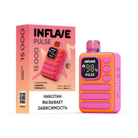Одноразовая электронная сигарета INFLAVE PULSE 15000 - Малина Грейпфрут