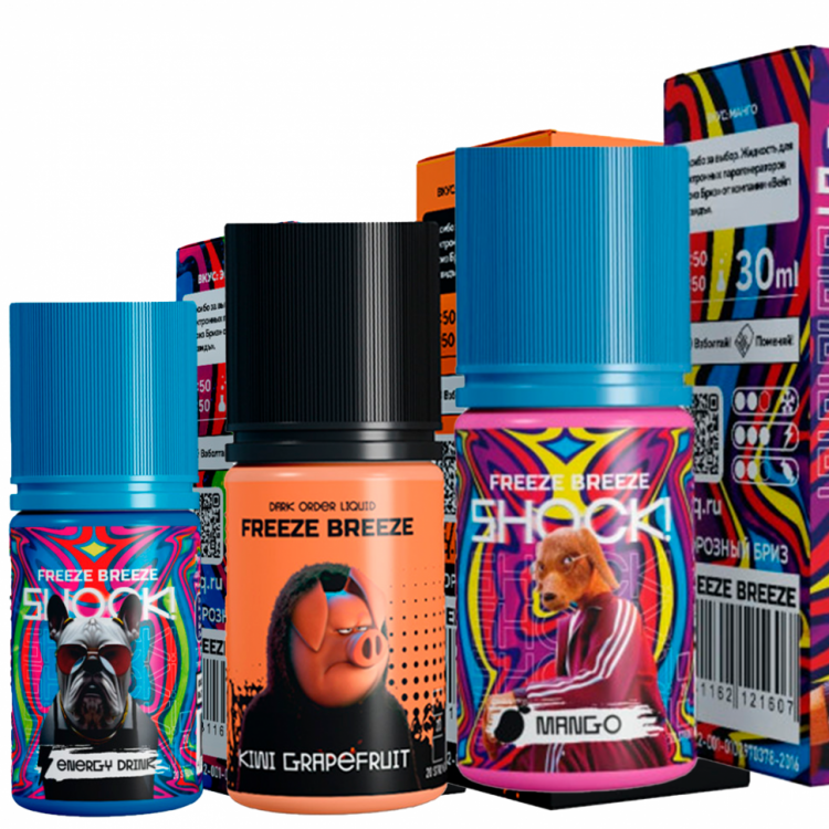 Жидкость Freeze Breeze Blizzard Strong Salt Ultra - Strawberry (Клубника) 30 мл (20 Ultra)