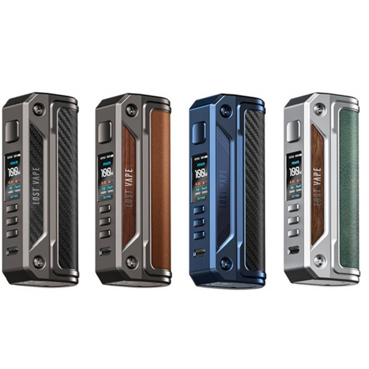 Устройство Lost Vape Thelema Urban 80 - Gunmetal Carbon Fiber (Серый карбон)