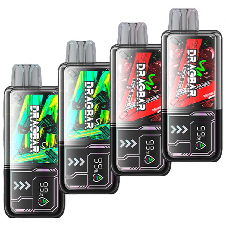 Одноразовая электронная сигарета Dragbar 8500 - Клубника Банан
