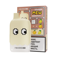 (М) Одноразовая электронная сигарета Mew Ghost 7500 - Персик лимон