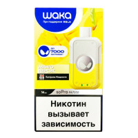 Одноразовая электронная сигарета WAKA PA Strong 7000 - Манго Персик Одноразовая электронная сигарета WAKA PA Strong 7000 - Манго Персик