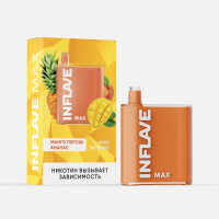 (М) Одноразовая электронная сигарета Inflave Max 4000 - Манго персик ананас