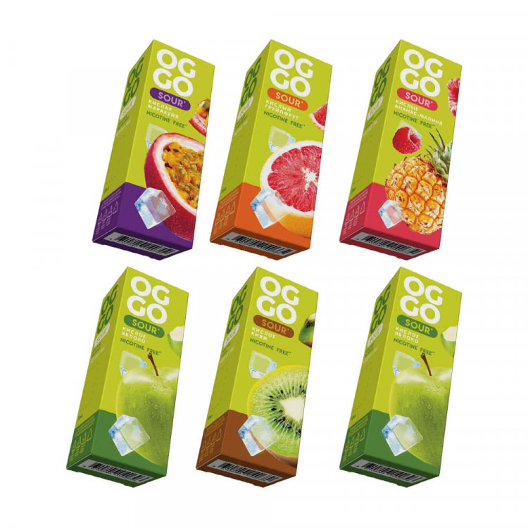 Жидкость OGGO SOUR Salt - КИВИ ЛИМОН КЛЮКВА 30 мл (20 мг)