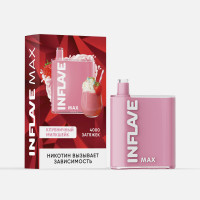 (М) Одноразовая электронная сигарета Inflave Max 4000 - Клубничный милкшейк