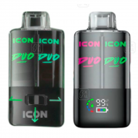 Одноразовая электронная сигарета ICON DUO 20000 - Малина лёд х Грейпфрут лёд