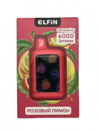 Одноразовая электронная сигарета Elfin Extra (4000) - Розовый лимон