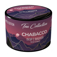 Бестабачная смесь Chabacco Medium - LE Pu'er & Cherry (Пуэр с Вишней) 50 гр