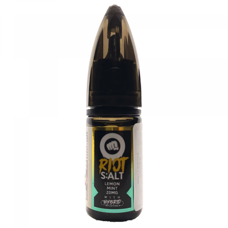 Жидкость RIOT Salt - Lemon Mint (Лимон, мята) 10 мл (20 мг)