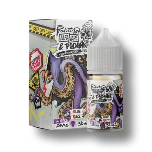 Жидкость Alfa Vape & Podonki Hard Ultra Salt - Blue Razz 30 мл (20 Ultra)