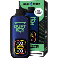 (М) Одноразовая электронная сигарета Duft Pro 10000 - Ягоды Хвоя