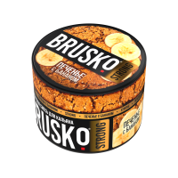 Бестабачная смесь BRUSKO Strong - Печенье с Бананом 50 гр